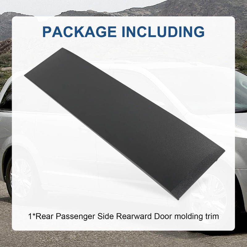 Rearward Right Door C Pillar Outer Windshield Pillar Trim Replacement