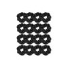 Ligas Para Cabello Scrunchies De Satén 40 Colores Negro