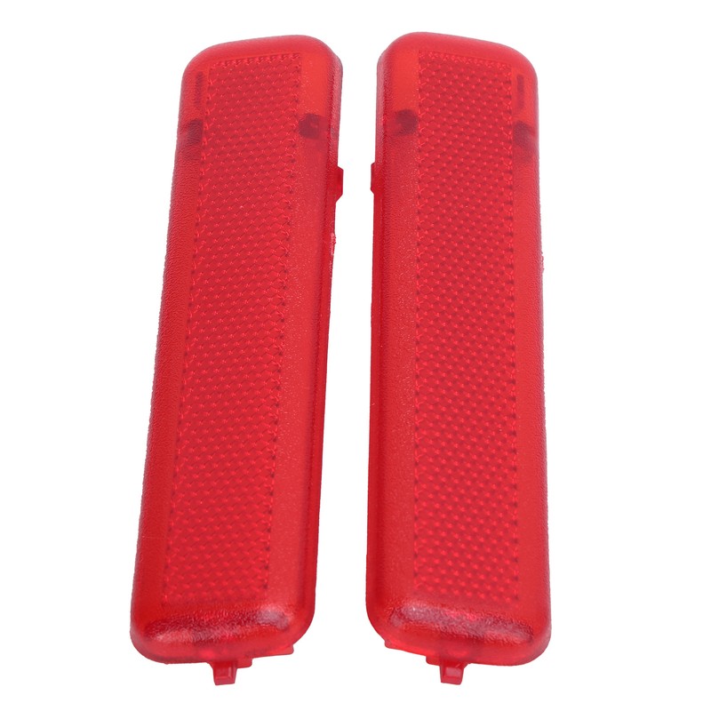 Pair Door Reflector Panel Red Interior Replacement for Silverado 1500/2500