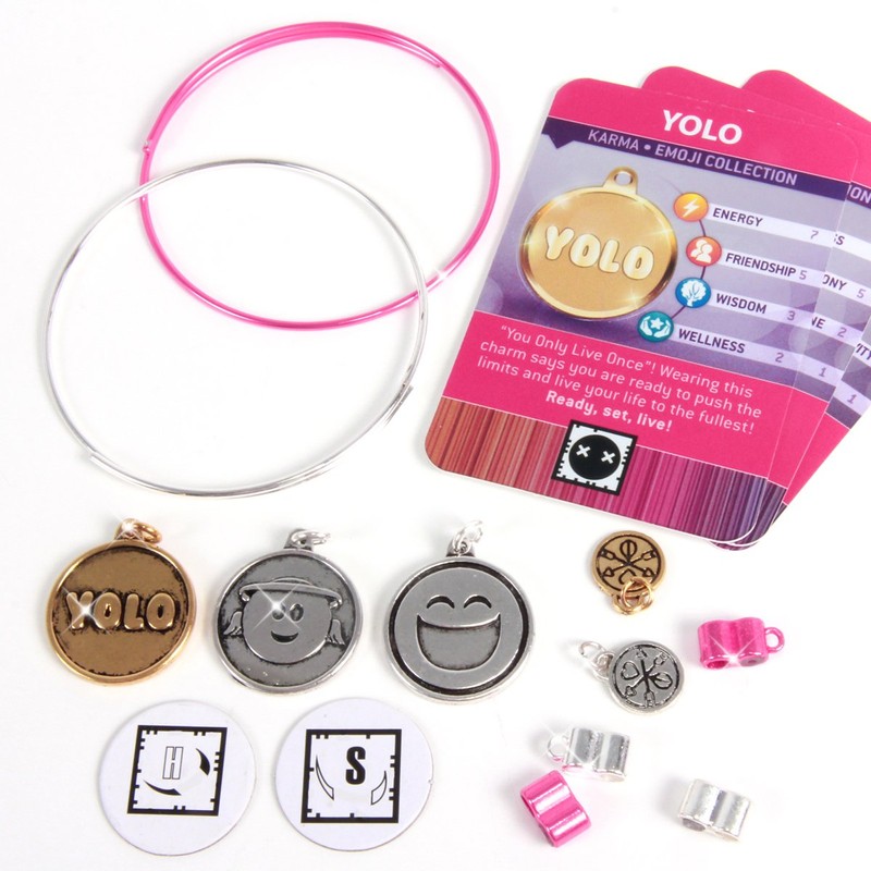 Charmazing Let's Get Started Bracelets - Emoji Collection 1