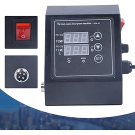 110V 60HZ Heat Press Machine Control Box, Heat Press Machine Control Box with LED Display,for T-Shirts, Mugs and Hats