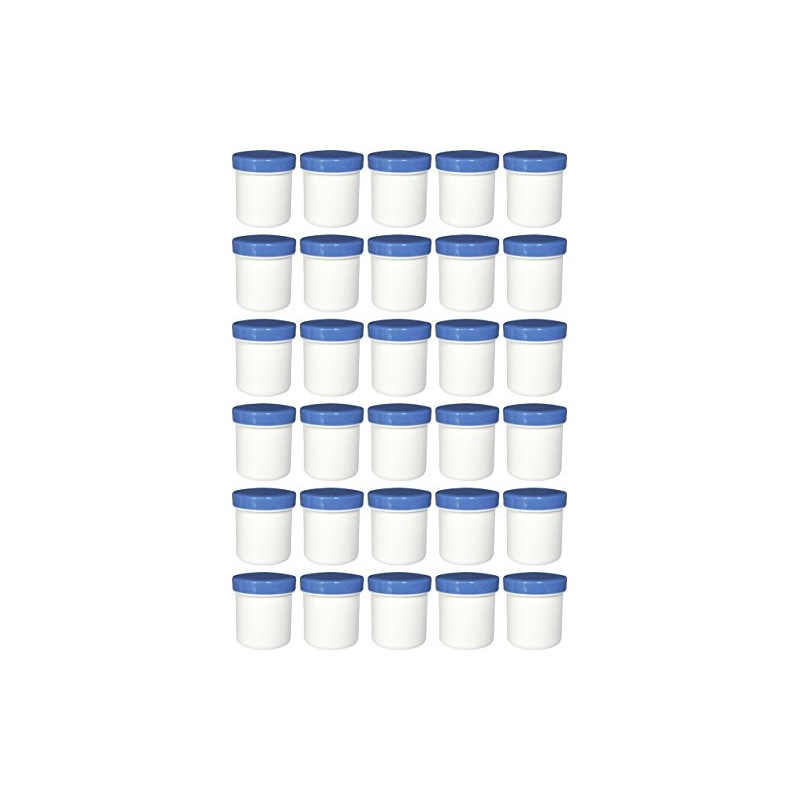 30 ointment containers, cream containers, ointment jars, high, 12 ml