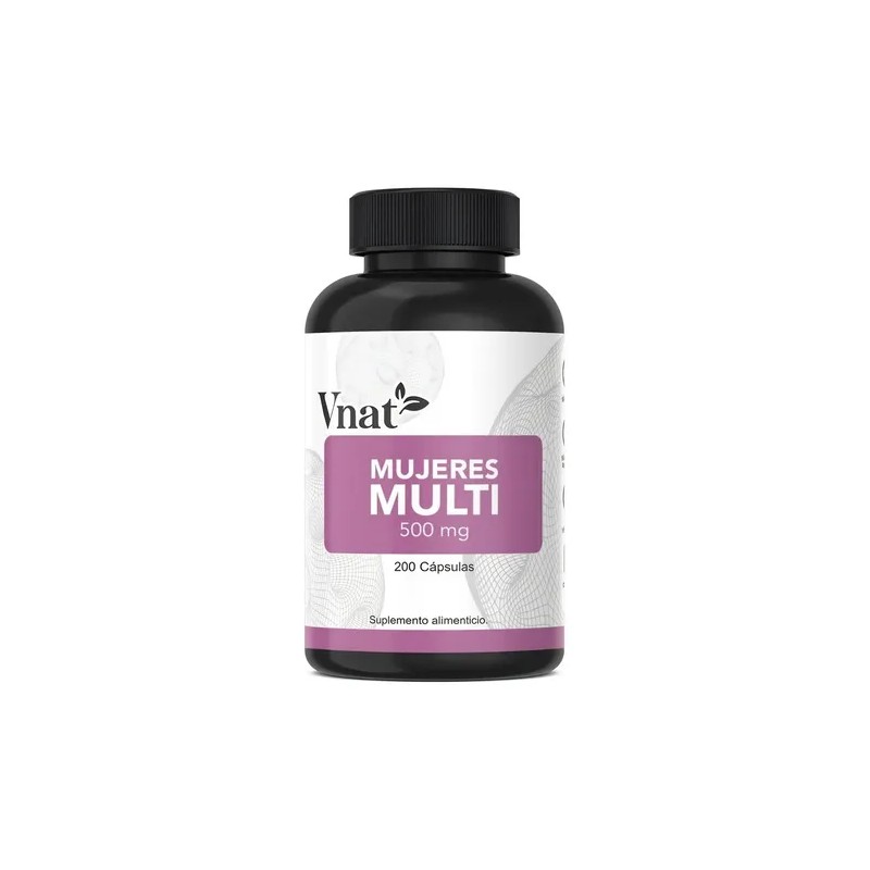 Multivitamínico De Mujer Vnat 100cap Mujeres Multi Vitaminas Sabor Neutro