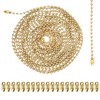 120in Ceiling Fan Pull Chain, 3mm Premium Metal Light Roller