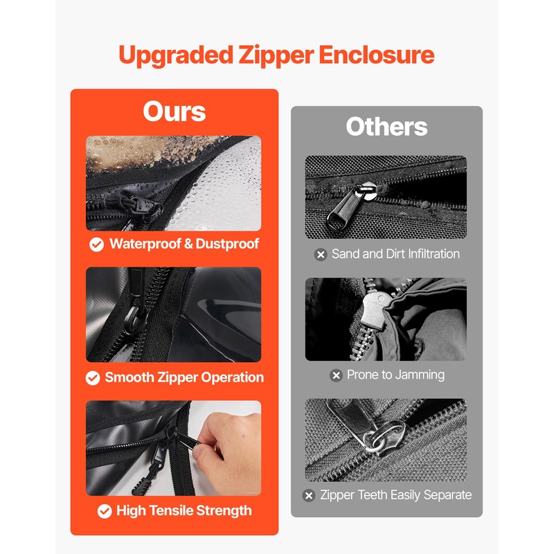 VEVOR Cab Enclosure Upper Doors, Compatible with Can-Am Maverick X3