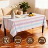 KENDHUAZAI Tablecloth Reusable Wipeable,84 x 60 Inch Sprinkle