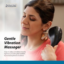 Wahl Gentle Vibration Massager that Relieves Pain & Pressure on the Face, Neck, and Head w/ 4 Attachment Heads and 2 Massaging Speeds to Increase Blood Circulation, FSA Eligible - 4259