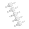 Spacnana 5PCS Plastic Check Valve, Non Return One Way Valve