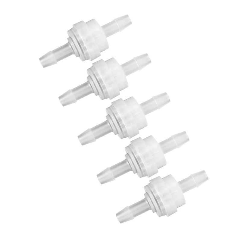 Spacnana 5PCS Plastic Check Valve, Non Return One Way Valve