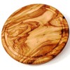 DAS OLIVENHOLZBRETT® Olive Wood Cutting Board Round with Groove 22