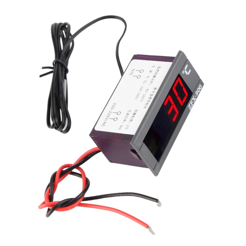 ZFX‑900 Digital Temperature Controller LED Panel Meter with Sensor for
