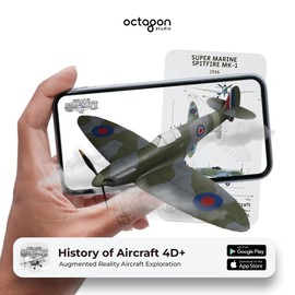History of Aircraft 4D+ Augmented Reality Flashcards – Explore Aviation’s Greatest Planes with Interactive 3D Models, iOS & Android Compatible