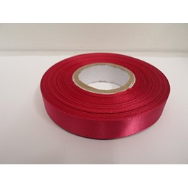 2 metres of 15mm Satin Ribbon Magenta Dark Pink Double Sided 15 mm 1.5cm