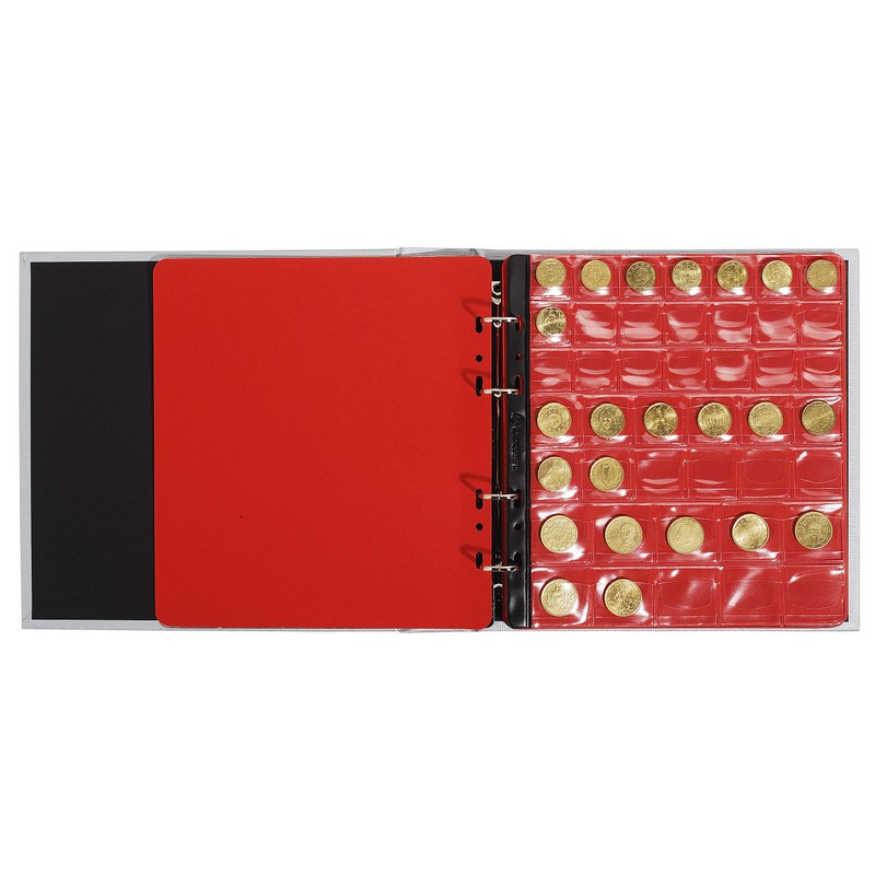 Exacompta 96101E Premium Numismatic Coin Album with 5 Pages for