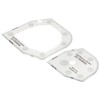 2 Pcs Bowl Cozy Template Acrylic Exquisite Bowl Wrap Sewing