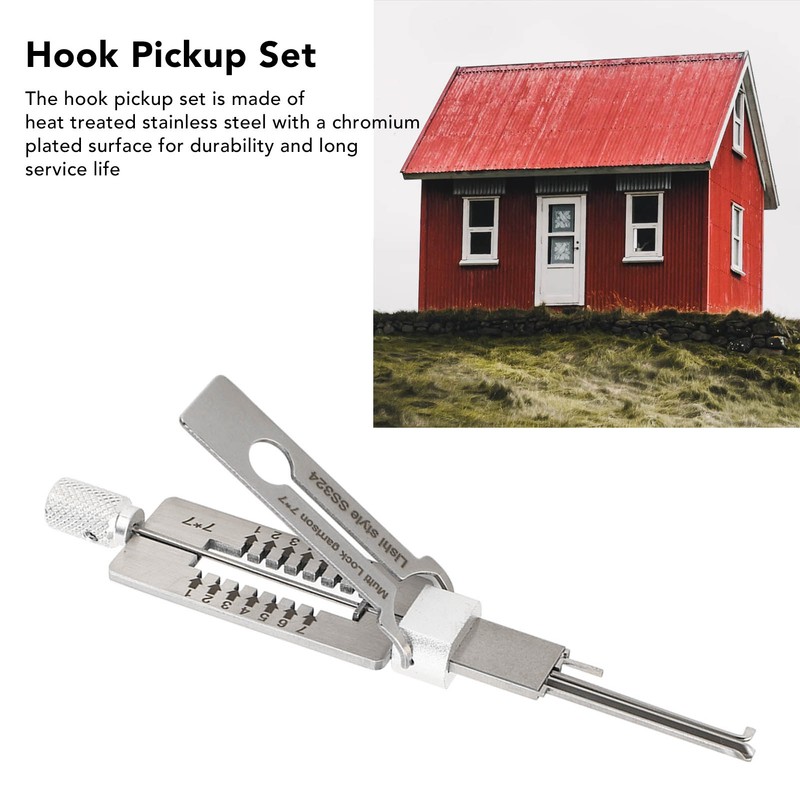 2 In 1 Pick Tool Hook Pickup Set Manual Maintenance