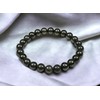 Ignite Your Willpower: Handmade Pyrite Stretch Bracelet (8mm Beads) -