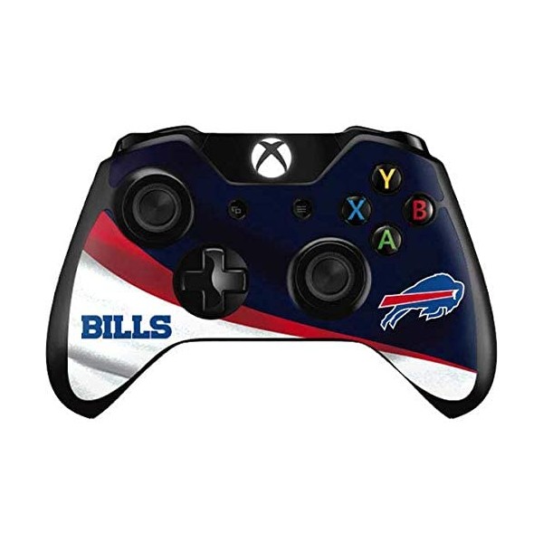 Skinit Decal Gaming Skin Compatible with Xbox One Controller - Officially Licensed NFL Buffalo Bills Design