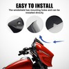 PSLER 5" Wave Windshield Windscreen Wind Splitter for CVO Street