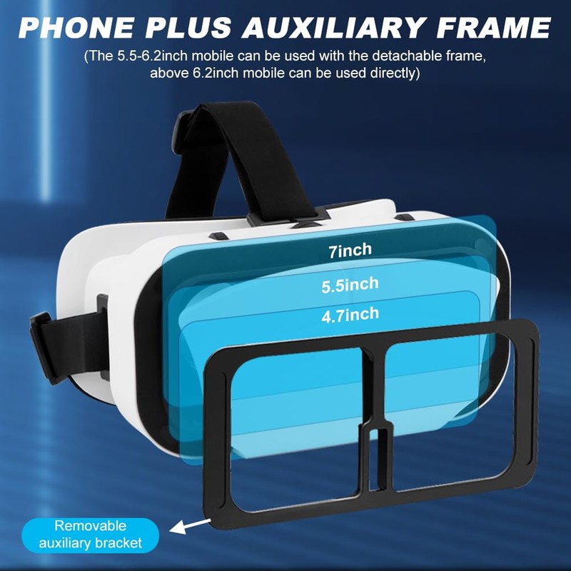 Virtual Reality Goggles, 3D VR Glasses Adjustable VR Virtual Reality