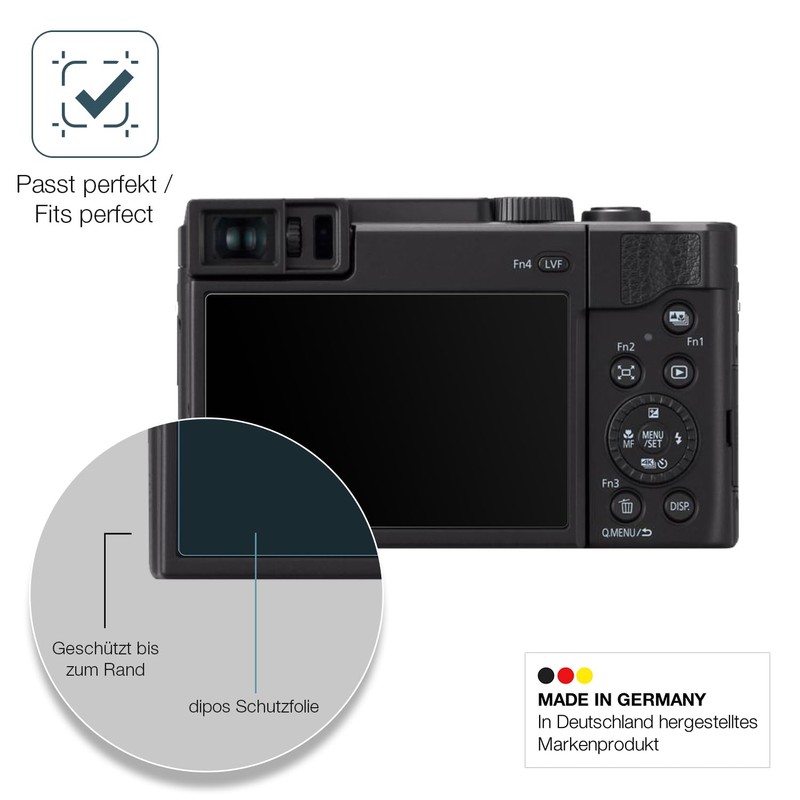 dipos I 2x Screen Protector 9H Matte Compatible with Sinexe
