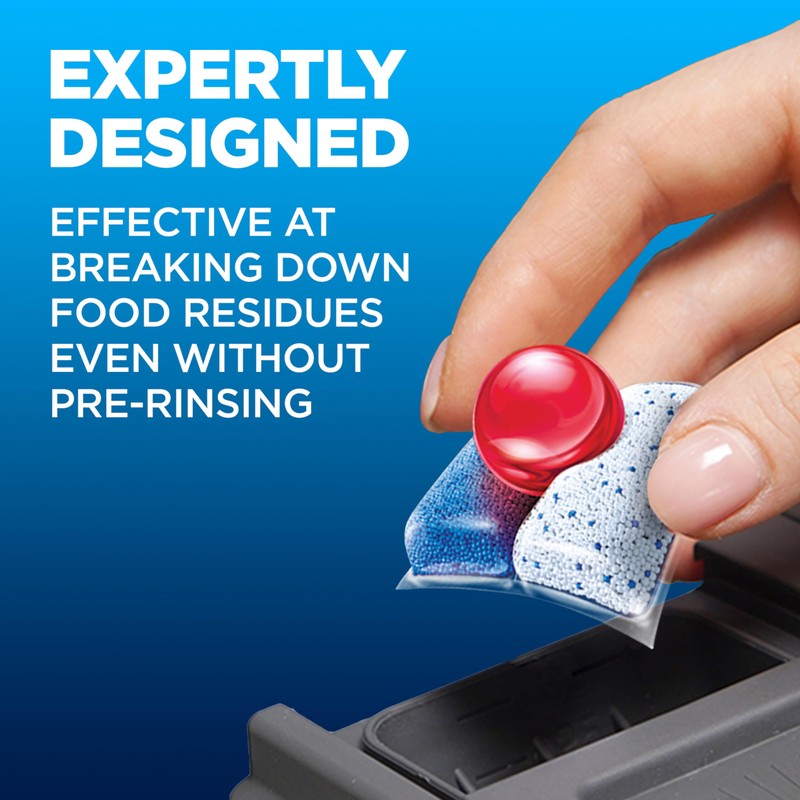 Finish Power Dishwasher Pods, No Pre-Rinse Dishwasher Detergent Soap for