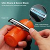 SUCCFLY Vegetable Peeler Stainless Steel，Ultra Sharp Potato Peelers for Kitchen,