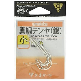 Gamakatsu single hook snapper Tenya small 5 pieces wood wood silver 67965
