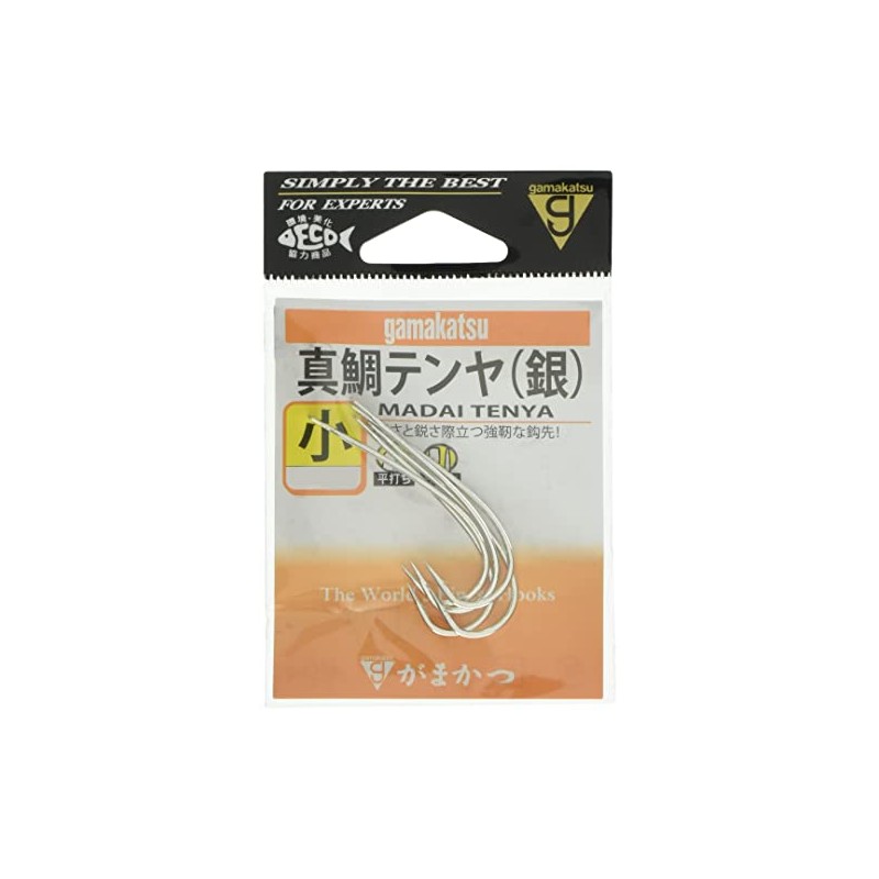 Gamakatsu single hook snapper Tenya small 5 pieces wood wood