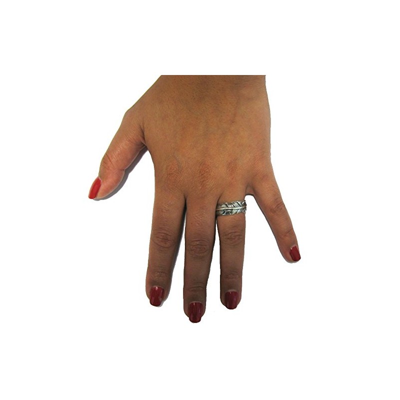 Sterling silber Ring Feder 925 Empress Einstellbare Größe