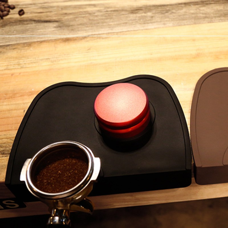 Silicone Non Slip Manual Coffee Tamping Pad Mat Coffee Tamper