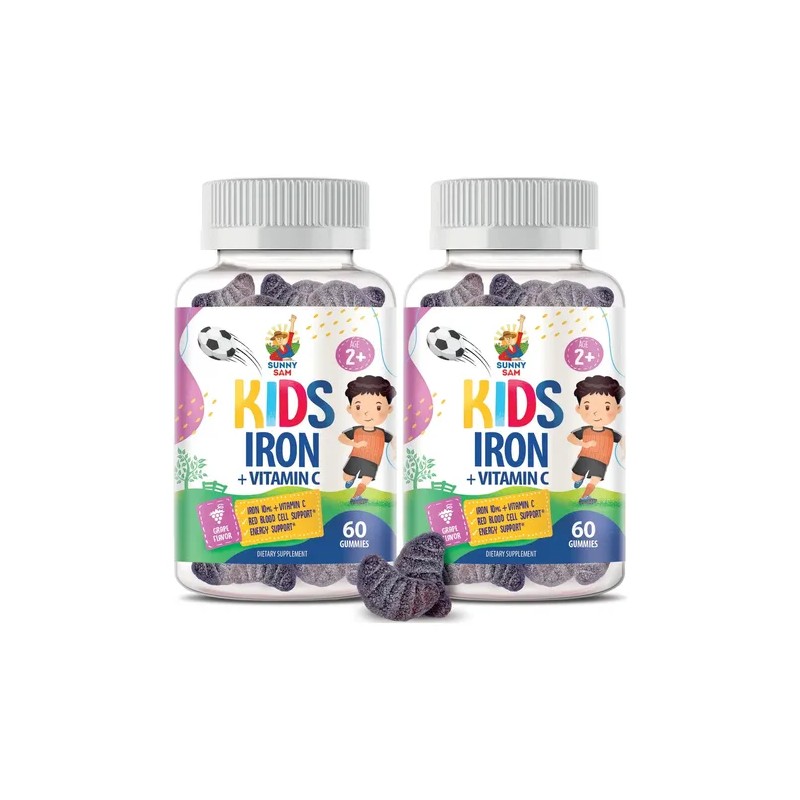 Sunny Sam Gomitas De Hierro Para Niños - 10 Mg,