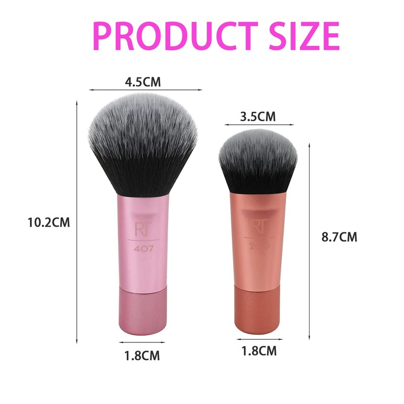 SSKHE 2 Pcs Travel-Size Make Up Set,Mini Foundation & Blush