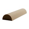 EWHR12 Half Round 1-3/8" Wide x 11/16" Moulding Trim. Unfinished,