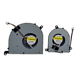 TXLIMINHONG New CPU & GPU Cooling Fan for MSI Modern PS63 8RC PS63 8M MS-16S1 MS-16S3 MS-16S2 Series BS5005HS-U3J 16S1-CPU BS5005HS-U3I 16S1-GPU DC5V 0.50A Fan