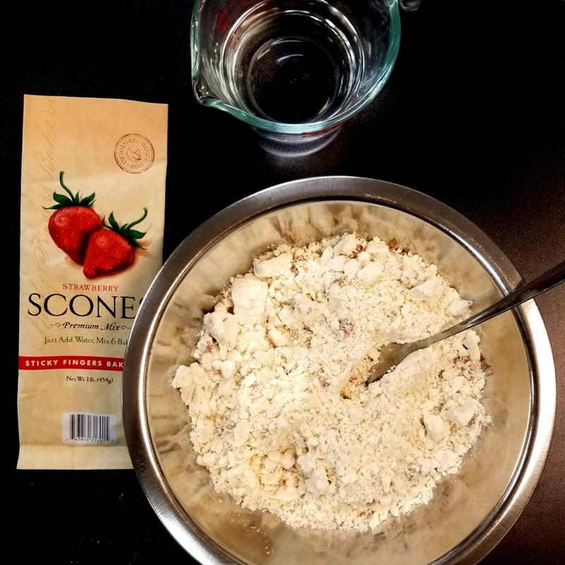 Sticky Fingers Strawberry Scone Mix 16oz