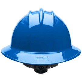 Bullard 33PBR Classic Full Brim Hard Hat - Ratchet Suspension - Pacific Blue