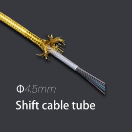 Chooee 2 x Pro MTB Shift Cable Set, Bowden Cable Bicycle for Shimano/SRAM Shift Cable Set, Titanium Silver