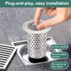 osseph Commercial Floor Drain Strainer, 3 1/2" Lip Diameter x