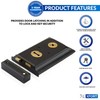 XFORT® Traditional 6" x 4" Rimlock, Surface Mounted Rim Sashlock