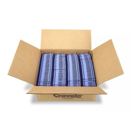 Crayola 500 Crayons BULK Single Color Refil Black Red Green Blue Yellow Wax Crafts Art - Blue