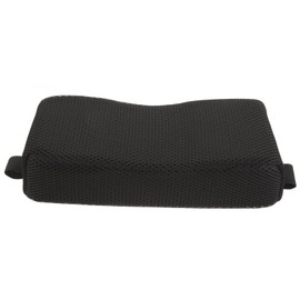 ORFOFE Wheelchair Headrest Car Seat Pillow Thin Neck Pillow for Wheelchair Neck Headrest Arm Cushions Trough Lumbar Portable High Chair Portable Seat Driving Wheel Black Breathable Mesh