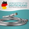 Engelbach® Shower Hose 1.25 m with Double Twist Protection, Stainless