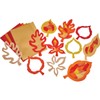 Springboard Stained Glass Silhouette Display Leaves (Autumn) (Pack of 30)