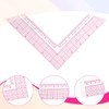 LXUEJIE L-Square Ruler Clear Sewing Ruler, Plastic Measure Tailor Rulers