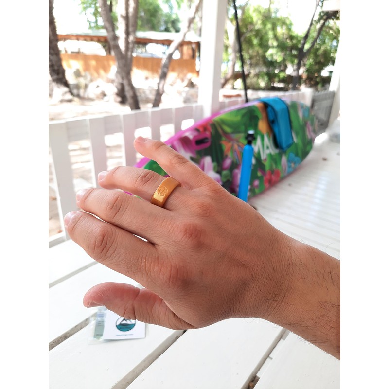 Maui Rings - Anillos de boda de silicona para hombre,