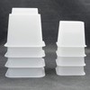 HomeRoots 3" 5" Or 8" White Adjustable Bed Risers Or