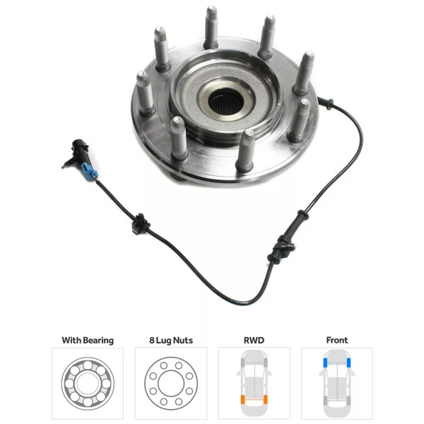 Unbranded For 2009 Yukon Wheel Hub 20980075