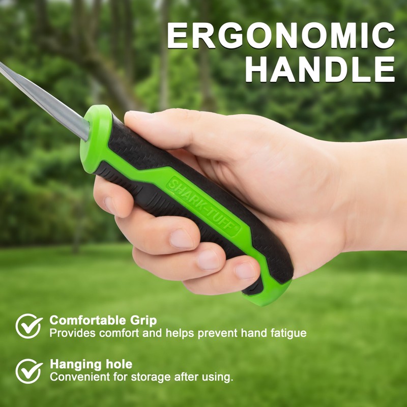 Shark-Tuff 2-Piece Weed Remover Tool Set for Patio & Garden
