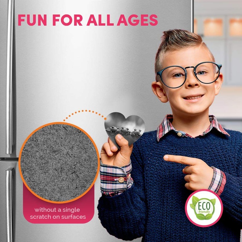 1 x Heart MDF Magnets - Tree Frogs Java Flying